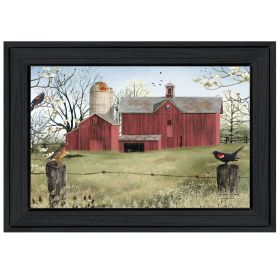 "Harbingers of Spring" By Billy Jacobs, Ready to Hang Framed Print, Black Frame